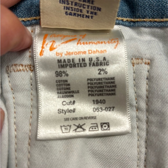 Women's Citizens of humanity Kelly 063 cropped low rise jeans.  Size 32. - Picture 3 of 7